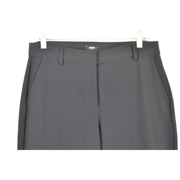 Express Editor Women's 6 Tall Black Mid Rise Bootcut Pant - Picture 2 of 15